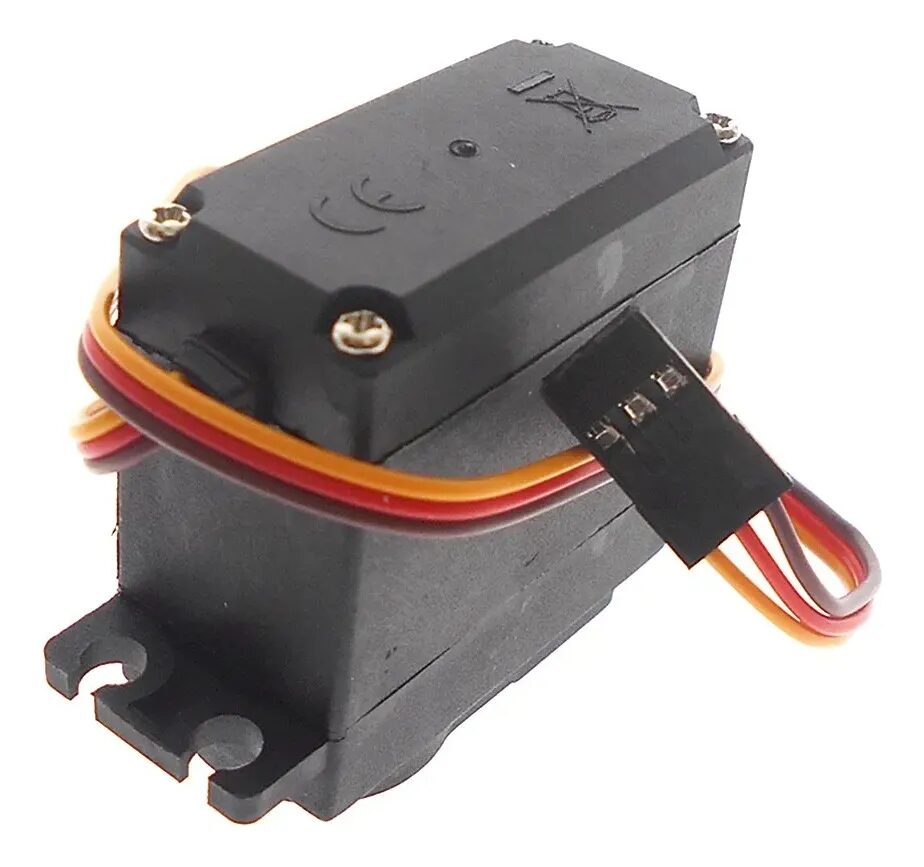 Servomotor MG945 Metal Gear Alto Torque 12kg 180° – Digital RC 4.8-6V Cara inferior de Servomotor MG945 Metal Gear Alto Torque 12kg 180° – Digital RC 4.8-6V para robótica