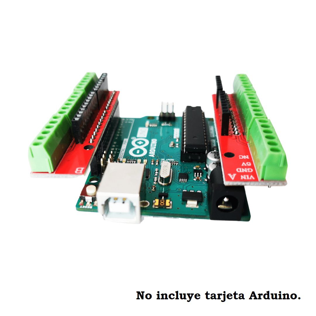 Shield Terminal V2 con Borneras para Arduino Uno