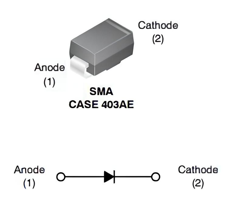 Diodo TVS 33V 600W SMD SMBJ33A Diodo TVS 33V 600W SMD SMBJ33A - Imagen 3