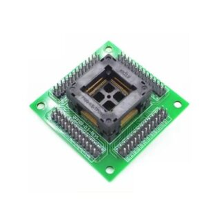 Socket QFP100 0.5 mm Rev2 para prueba y programación de circuitos integrados QFP