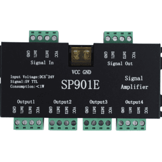 SP901E Amplificador SPI 4/8 Canales para LED WS2812B