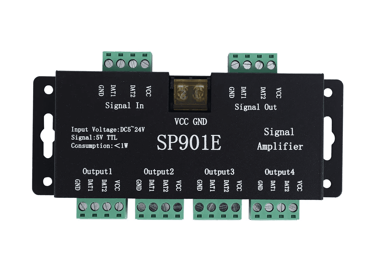 SP901E Amplificador SPI 4/8 Canales para LED WS2812B SP901E Amplificador SPI 4/8 Canales para LED WS2812B