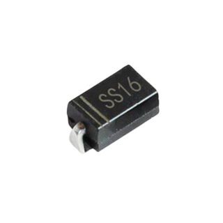 SS16 SMA diodo Schottky 1A 60V en encapsulado SMD