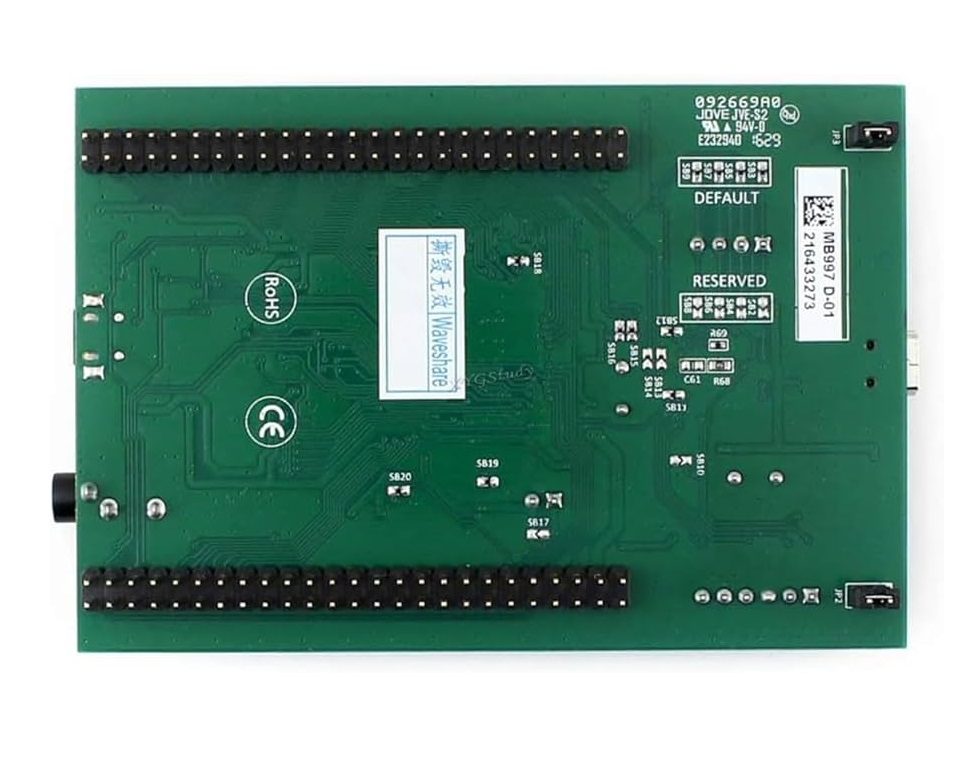 Tarjeta de Desarrollo STM32F407G-DISC1 Discovery ARM Cortex-M4 Cara inferior de Tarjeta de Desarrollo STM32F407G-DISC1 Discovery ARM Cortex-M4 para proyectos embebidos