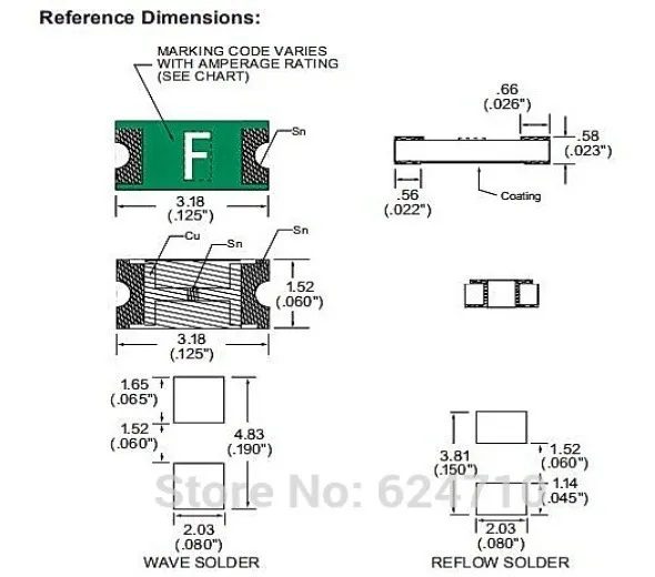 Fusible SMD 1206 – Protección Compacta para Circuitos Electrónicos Fusible SMD 1206 – Protección Compacta para Circuitos Electrónicos - Imagen 4