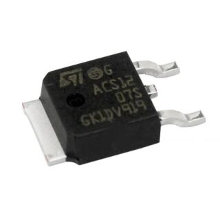 TRIAC ACS1207S SMD de 12A para control de cargas en corriente alterna