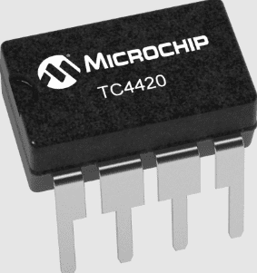 tc4420, driver mosfet, gate driver, electronica potencia, pwm