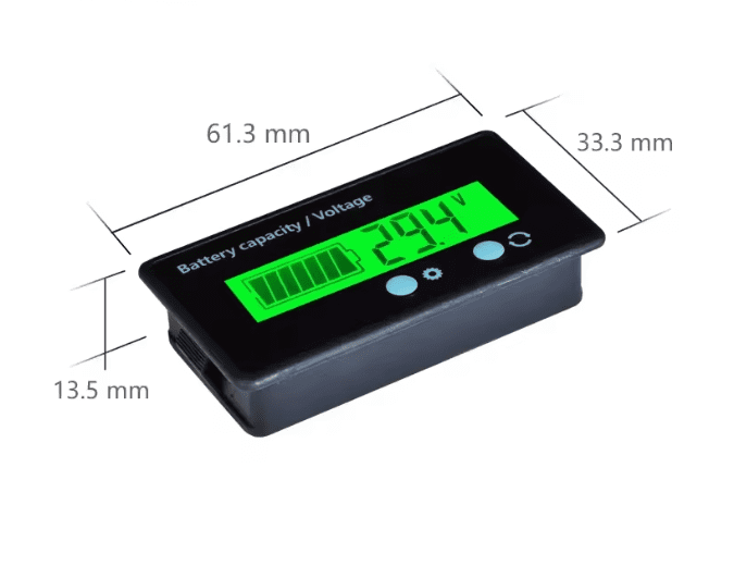 Indicador capacidad de Batería DC 8-30v Indicador capacidad de Batería DC 8-30v - Imagen 2