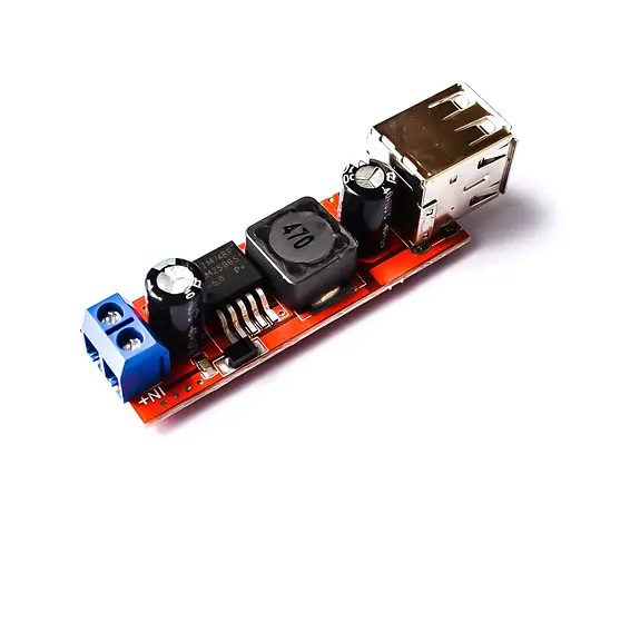 Módulo Step Down LM2596 6V-40V a 5V 3A con Doble USB para Carga Rápida Módulo Step Down LM2596 6V-40V a 5V 3A con Doble USB para Carga Rápida - Imagen 4