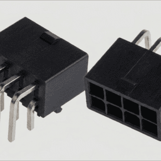 Conector Box Header hembra de 2x4 pines para montaje en PCB y conexión de cables IDC