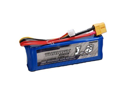 Batería LiPo Turnigy 1800mAh 2S 7.4V 30C Batería LiPo Turnigy 1800mAh 2S 7.4V 30C para vehículos RC, aviones de radiocontrol y proyectos electrónicos
