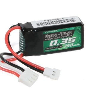 Batería LiPo Turnigy nano-tech 350mAh 2S 7.4V 25-40C para vehículos RC FMS escala 1/18 y 1/24