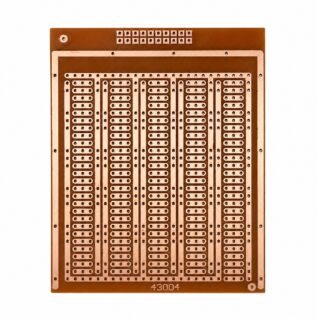 Placa baquelita universal perforada con pistas de cobre de 7 x 9 cm para proyectos electrónicos