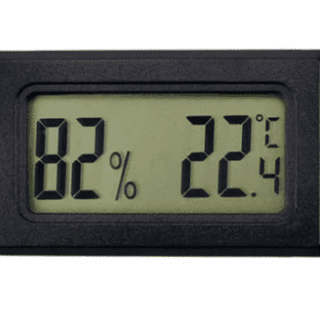 Mini medidor digital de temperatura y humedad con pantalla LCD para monitoreo ambiental en interiores