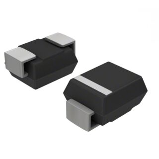 Diodo TVS SMAJ58A de 58V y 400W encapsulado SMA SMD para protección contra sobretensiones