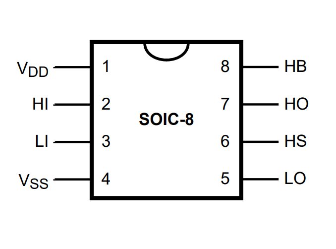 Driver de MOSFET LM5109 Driver de MOSFET LM5109 - Imagen 2