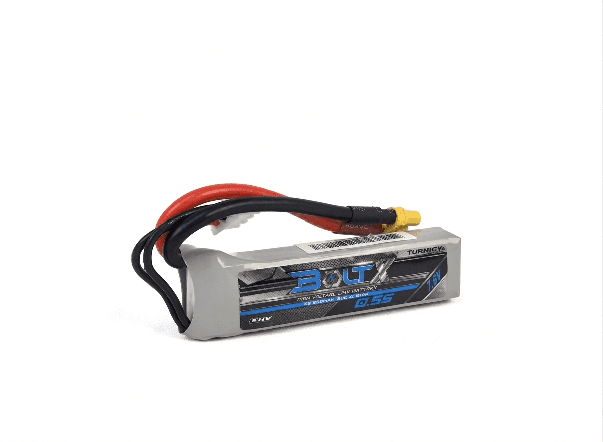 Batería LiPo Turnigy BoltX LiHV 2S 550mAh 7.6V 80C con XT30 Batería LiHV Turnigy BoltX 550mAh 2S 7.6V 80C con conector XT30 para drones FPV y aeromodelismo