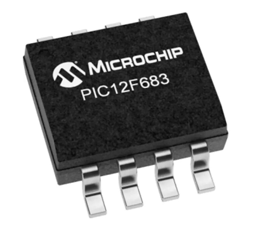 Microcontrolador PIC12F683 SOP-8 Microcontrolador PIC12F683 en encapsulado SOP-8 para proyectos de automatización y sistemas embebidos