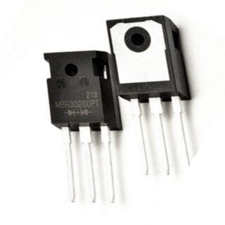 Diodo rectificador Schottky MBR30200 de 200V y 30A en encapsulado TO-247 para fuentes switching e inversores