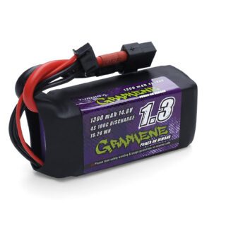 Batería LiPo Turnigy Graphene 1300mAh 4S 14.8V 100C XT60