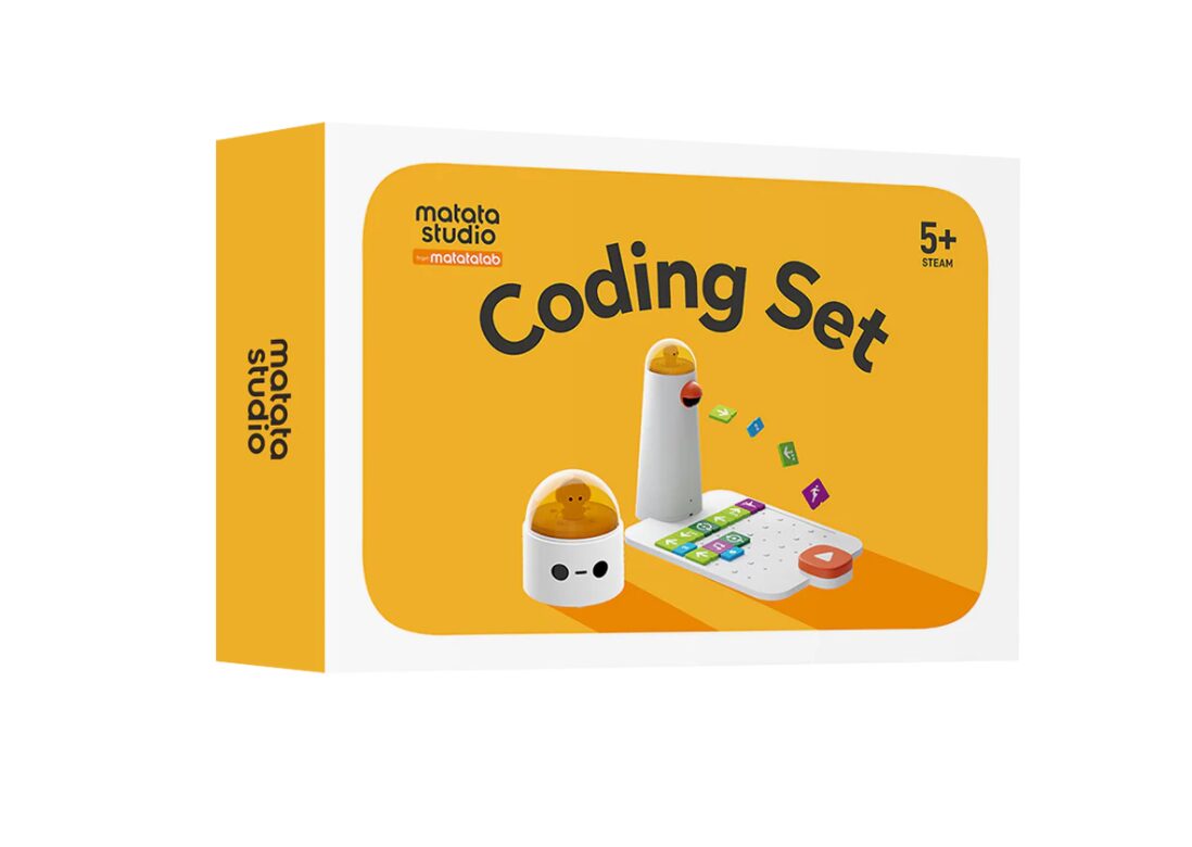 Kit Robot Educativo MatataStudio Coding Set Kit de robótica educativa MatataStudio Coding Set con robot programable mediante bloques físicos para aprender programación sin pantallas.