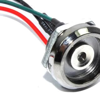 Sonda lectora DS9092 para dispositivos iButton con protocolo 1-Wire, ideal para control de acceso e identificación electrónica.