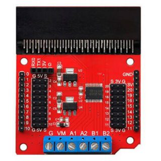 Módulo de expansión de motores Keyes MD-MBK con controlador L298P para Arduino, compatible con motores DC y motores paso a paso.