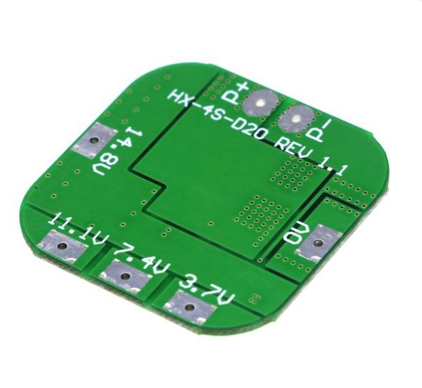 BMS Cargador para Batería LiPo 4 Celdas 20A bms lipo 4s 20a