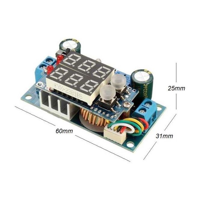 Regulador Solar MPPT 5A con Indicador controlador carga solar