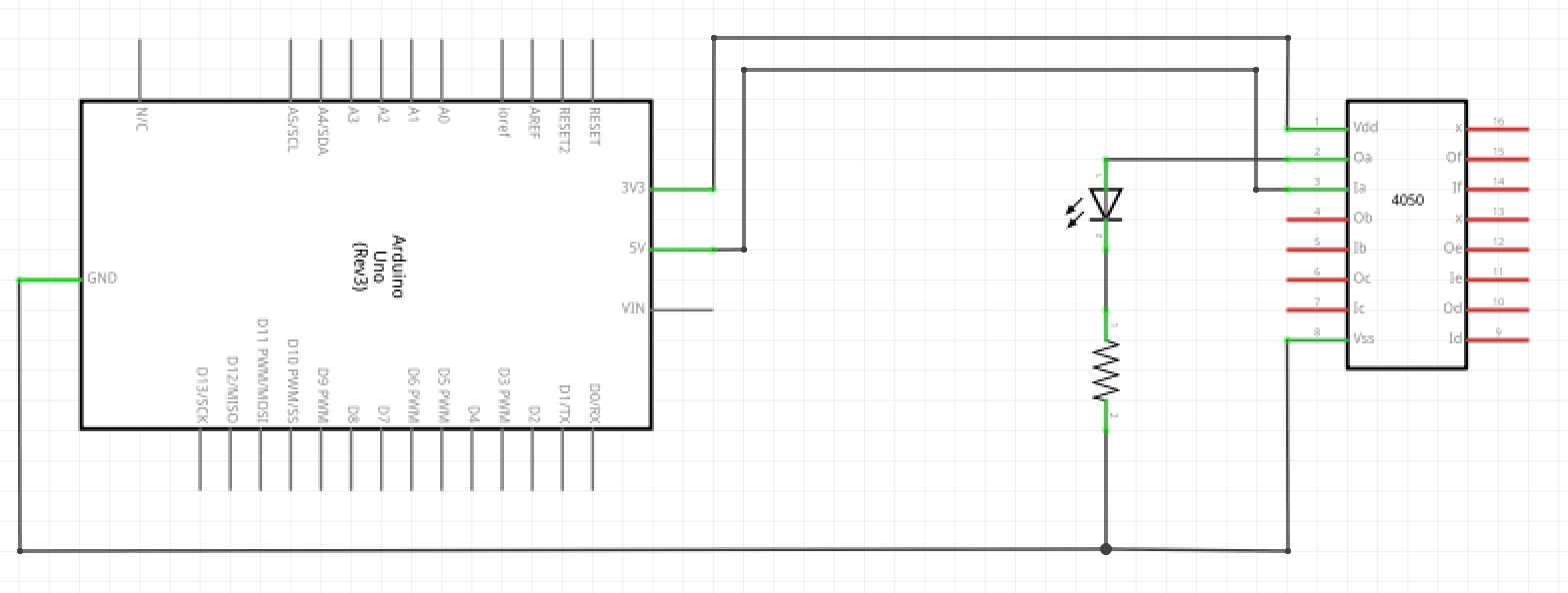 Buffer CMOS Hexagonal CD4050B DIP-16 Buffer CMOS Hexagonal CD4050B DIP-16 - Imagen 2