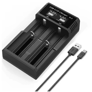 Cargador Inteligente de Baterías LCD USB para 18650 y AA/AAA Cargador Inteligente de Baterías LCD USB para 18650 y AA/AAA - Imagen 3