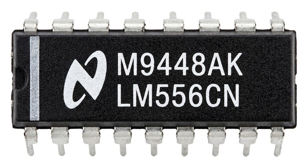 Circuito Integrado LM556 Temporizador Dual DIP-14 Circuito integrado LM556 temporizador dual con dos temporizadores tipo 555 independientes en encapsulado DIP-14.