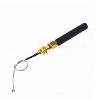Antena GSM omnidireccional con conector SMA para módulos SIM800, SIM900, SIM7600 y dispositivos IoT.