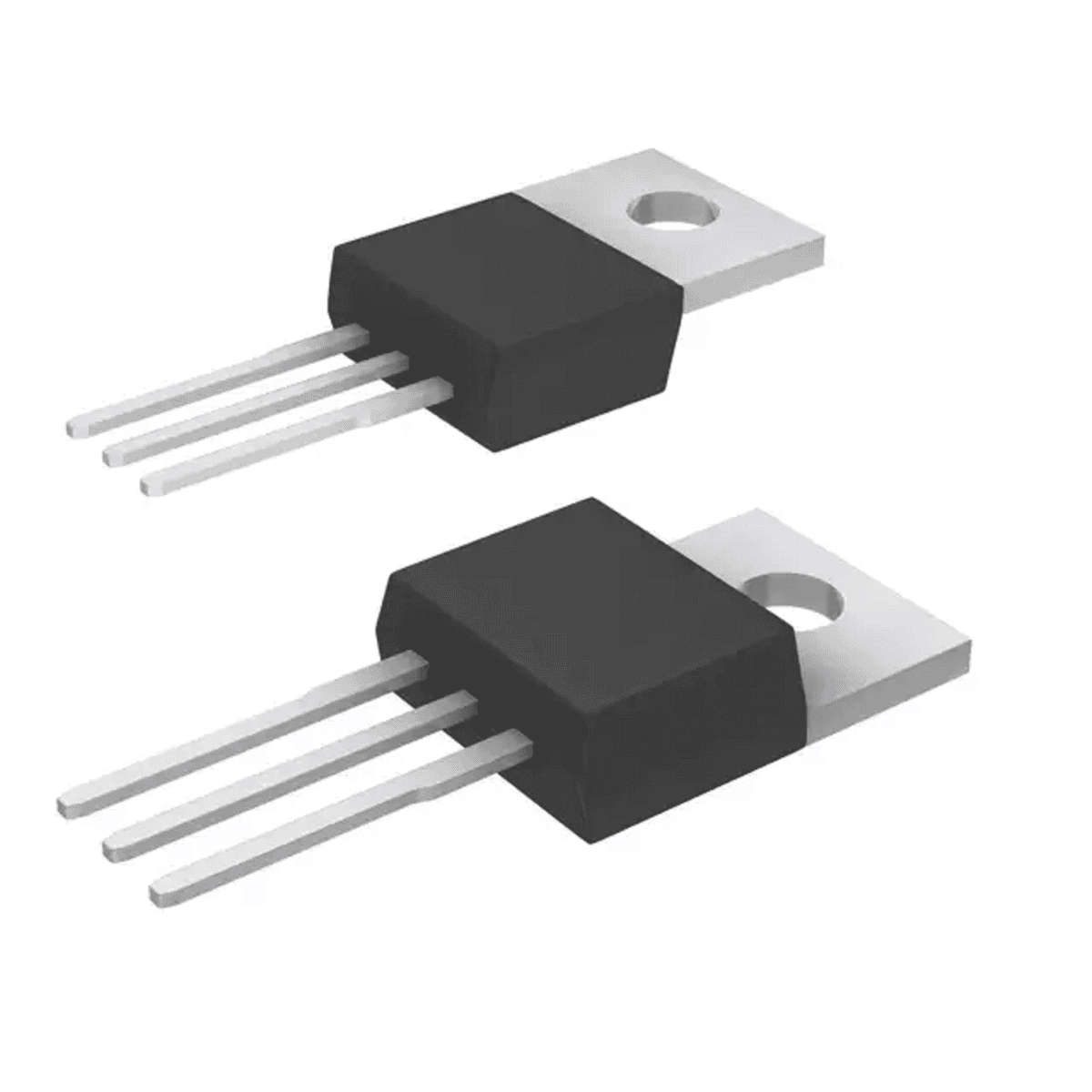 MOSFET de Potencia N-Channel IRF721 350V 3.3A TO-220 MOSFET IRF721 de canal N, 350V y 3.3A, en encapsulado TO-220 para aplicaciones de conmutación de potencia.