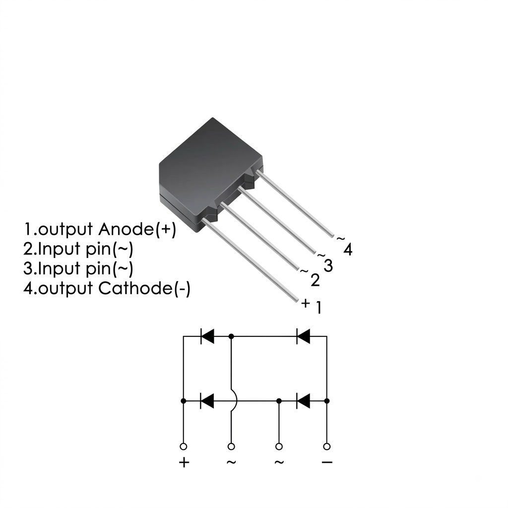 Puente Rectificador KBL410 4A 1000V Puente Rectificador KBL410 4A 1000V - Imagen 4