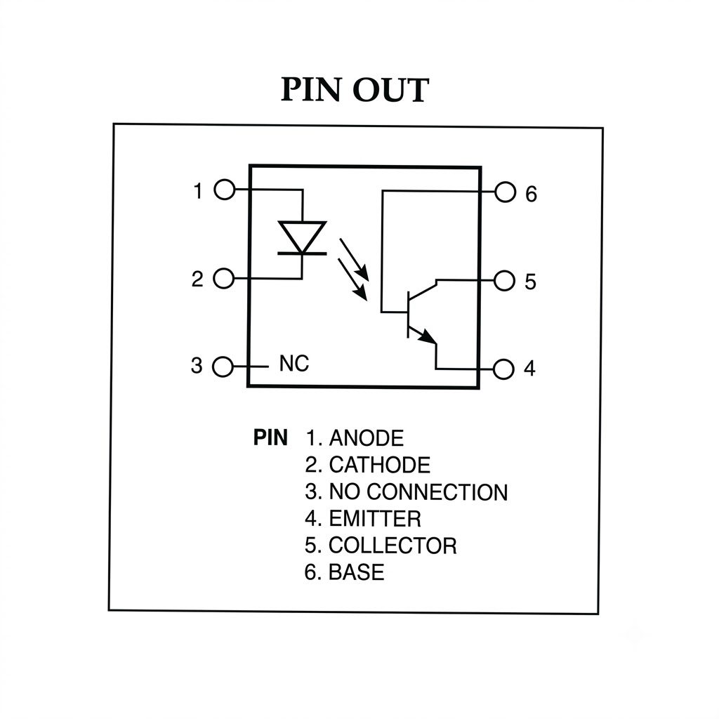 Optoacoplador MCT2 Fototransistor DIP-6 Optoacoplador MCT2 Fototransistor DIP-6 - Imagen 3