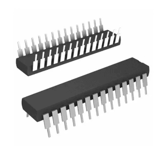 Controlador Digital de Señales dsPIC30F4013 de 16 Bits Microcontrolador dsPIC30F4013 de 16 bits con DSP, ADC, PWM, CAN y QEI para control de motores.