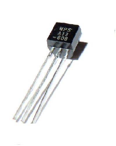 Transistor Darlington NPN MPSA13 TO-92 Transistor NPN Darlington MPSA13 de 30V y 500mA en encapsulado TO-92.