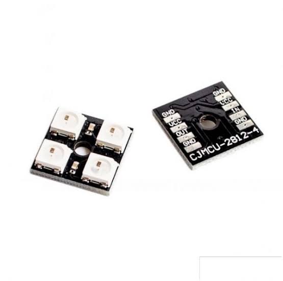 Matriz Leds 2X2 RGB WS2812B Neopixel 4BITS ws2812b neopixel