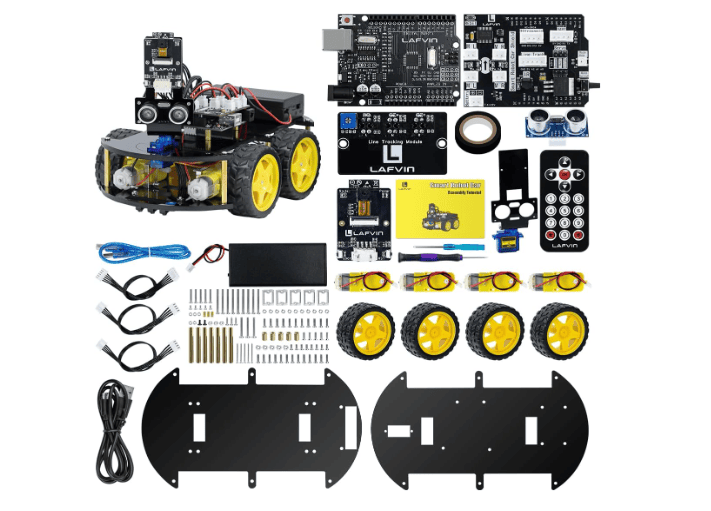 LAFVIN R3 Smart Robot Car con Cámara LAFVIN R3 Smart Robot Car con cámara para Arduino