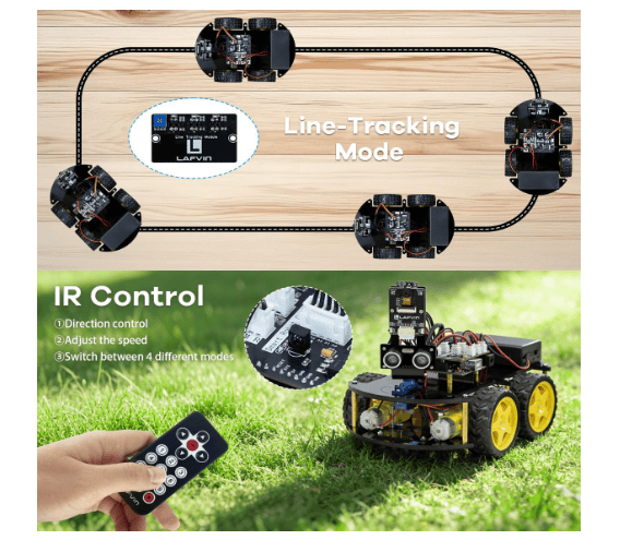 LAFVIN R3 Smart Robot Car con Cámara LAFVIN R3 Smart Robot Car con Cámara - Imagen 2