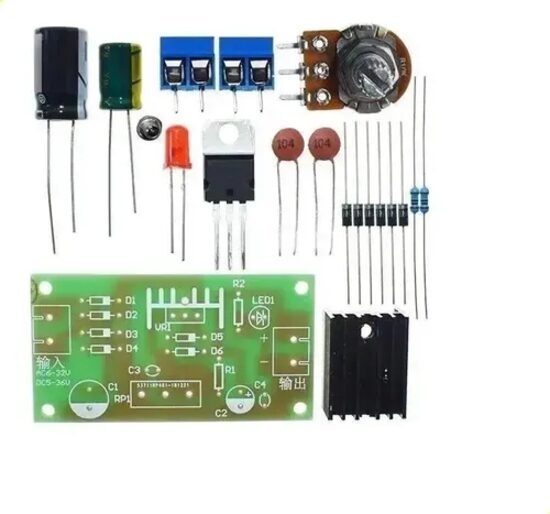 Kit de Fuente de Alimentación Ajustable LM317 TZT – Fuente DC Variable para Entrenamiento y DIY Kit de Fuente de Alimentación Ajustable LM317 TZT – Fuente DC Variable para Entrenamiento y DIY - Imagen 2