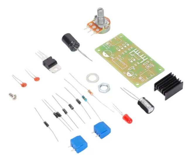 Kit de Fuente de Alimentación Ajustable LM317 TZT – Fuente DC Variable para Entrenamiento y DIY Kit de Fuente de Alimentación Ajustable LM317 TZT – Fuente DC Variable para Entrenamiento y DIY - Imagen 3
