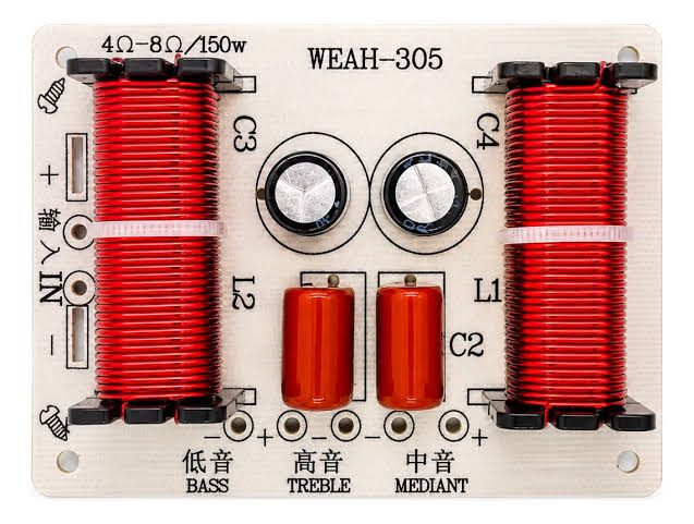 Crossover de Audio de 3 Vías WEAH-305 150W para Altavoz Crossover de Audio de 3 Vías WEAH-305 150W para Altavoz - Imagen 3