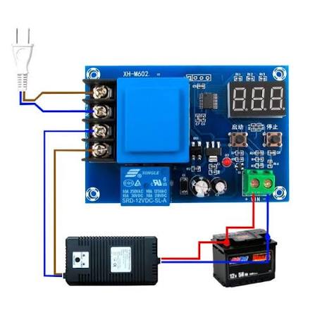 Módulo de Control de Carga de Batería Digital XH-M602 Módulo de Control de Carga de Batería Digital XH-M602 - Imagen 3