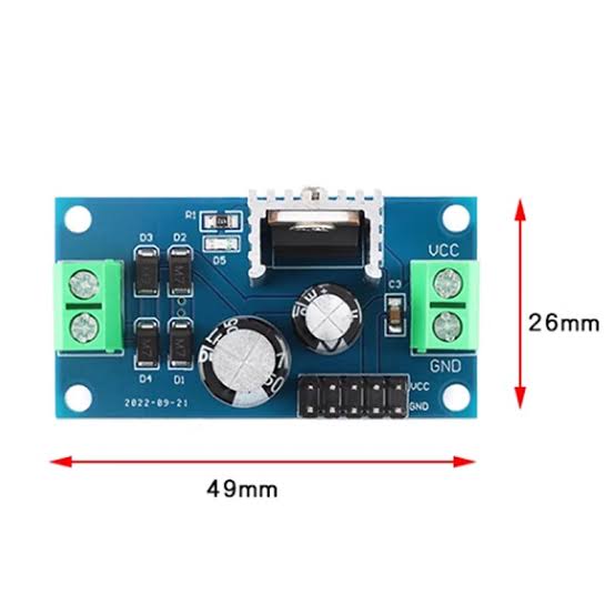 LM7805 Módulo Regulador de Voltaje de Tres Terminales 5V LM7805 Módulo Regulador de Voltaje de Tres Terminales 5V - Imagen 2