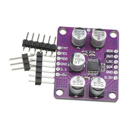 PCM1808 24 Bits ADC de Audio Estéreo 105dB SNR con Entrada Analógica PCM1808 24 Bits ADC de Audio Estéreo 105dB SNR con Entrada Analógica - Imagen 2