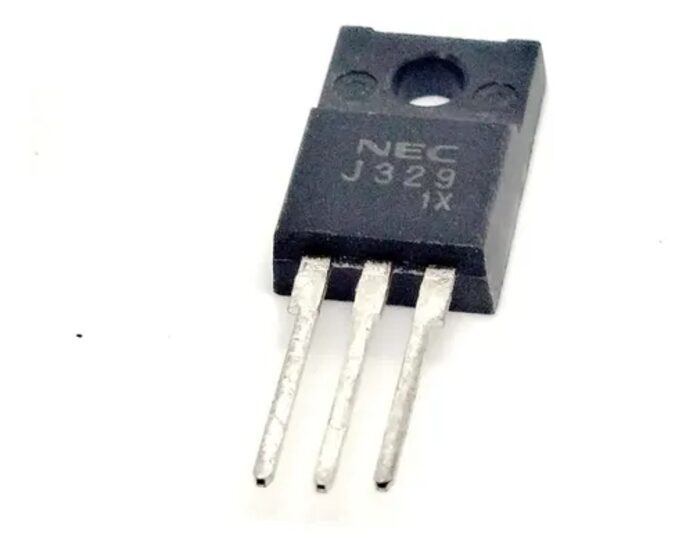 Transistor MOSFET 2SJ329 Canal P 60 V 15 A MP-45F Transistor MOSFET 2SJ329 de canal P, 60 V y 15 A, encapsulado MP-45F.