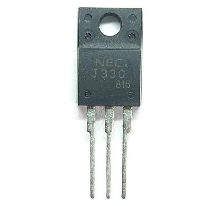 Transistor MOSFET 2SJ330 Canal P 60 V 20 A MP-45F Transistor MOSFET 2SJ330 de canal P, 60 V y 20 A, con encapsulado MP-45F
