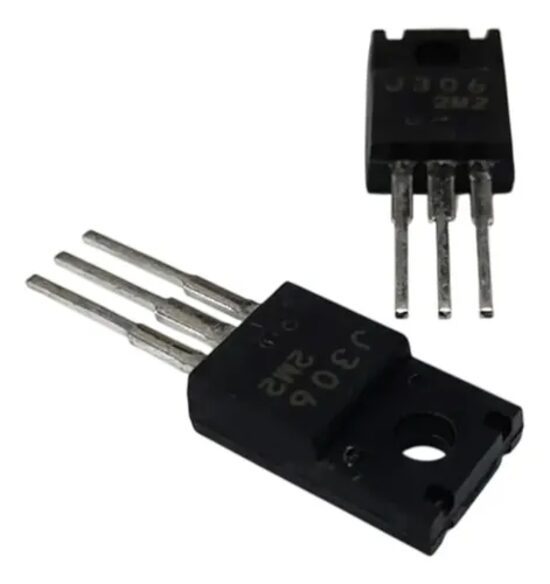 Transistor MOSFET 2SJ306 Canal P 250V 3A TO-220ML Transistor MOSFET 2SJ306 de canal P, 250 V y 3 A, encapsulado TO-220ML.